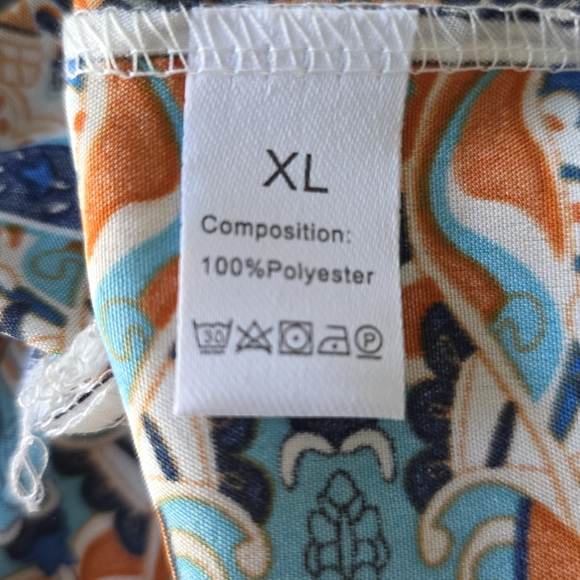 Womens Boho Babydoll Dress Y2K Patchwork Size XL - Picture 3 of 3